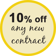 10% off Any New Contract